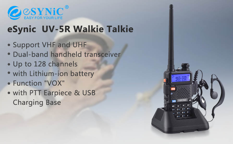 eSynic UV-5R Walkie Talkie