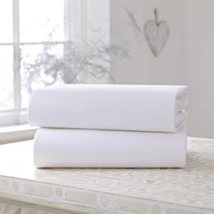 clair de lune moses sheets; moses basket sheets; bassinet sheets; cot sheets; cot bed sheets