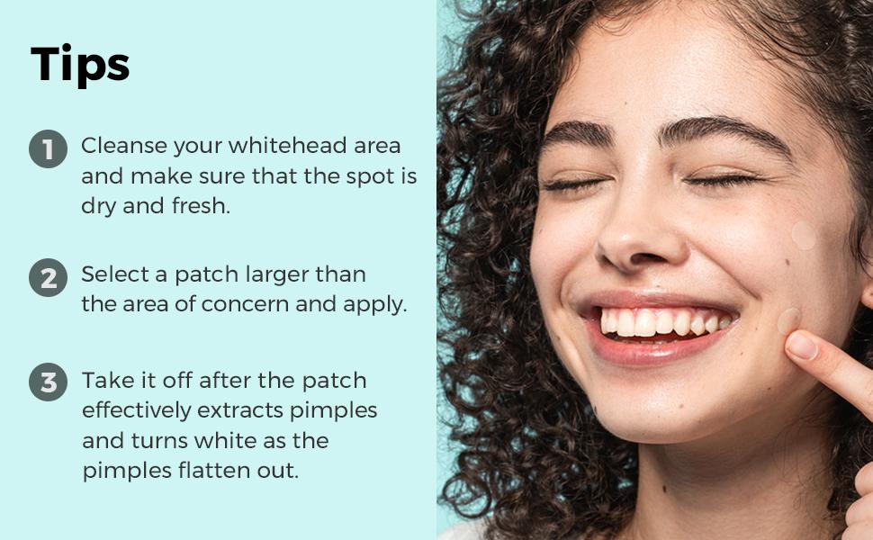 Acne patch different size to cover the zits