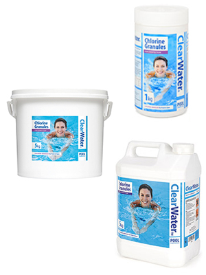 Chlorine granules 1kg and 5kg