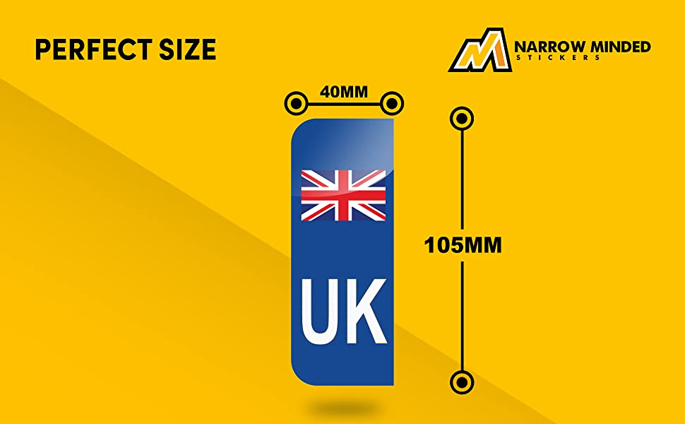 UK Number Plate Stickers