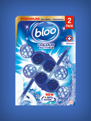 Bloo Colour Active Bleach Pack of Two - New 50% more Shine Hygienic Cleanliness