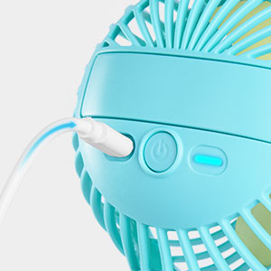 Desk USB Fan for Pram,Stroller Fan, Rechargeable Portable Fan