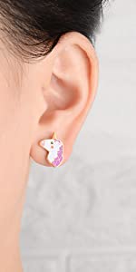 unicorn earrings 