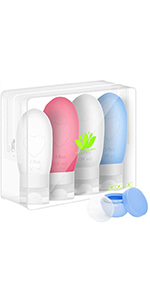 silicone travel bottles