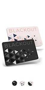 BLACKOUT Credit card protector rfid blocking card nfc card guard