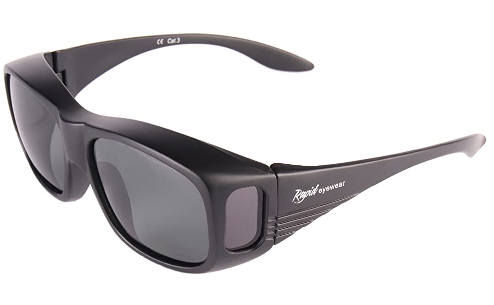 Rapid Eyewear sunglasses that fit over your glasses