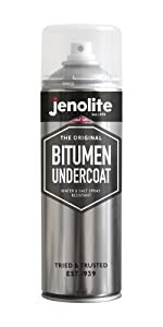 Jenolite Car Underbody Seal - Bitumen Paint Anti Corrosion Spray 500ml
