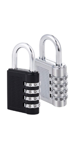 Locker Padlocks 2 pack combination gym locks school locker locks medium duty code number dial combo