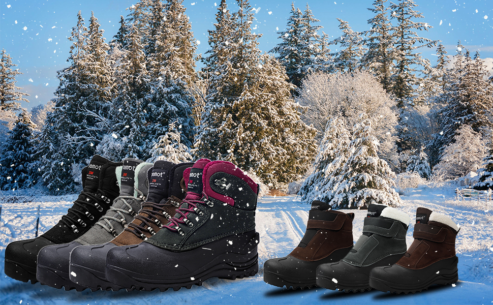 winter snow boots shoes for mens womens