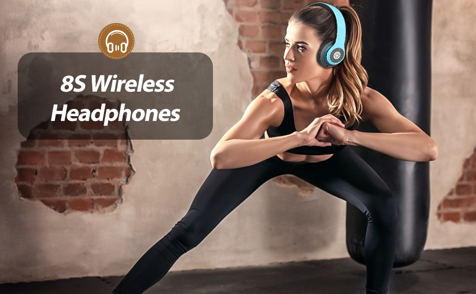 8S Wireless Headphones 