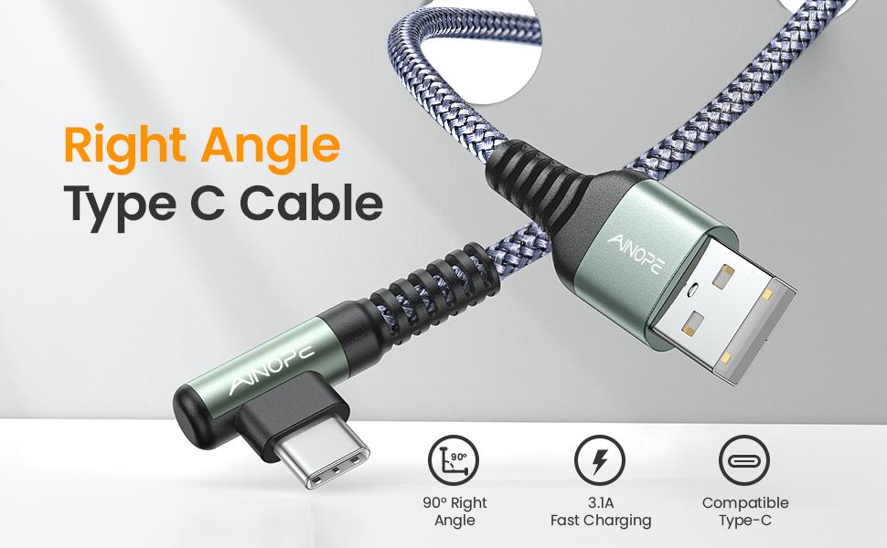 right angle usb c cable