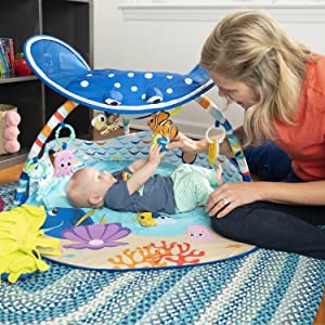 disney baby bright starts playmat play gym