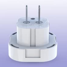 UK to USA plug adapter upside down