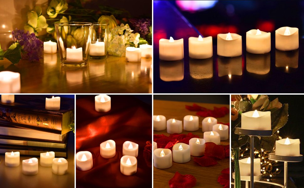  battery led tealights