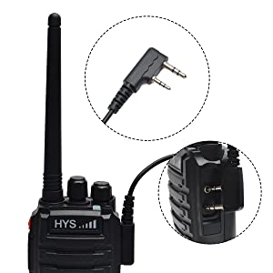  Compatible With Baofeng UV-5R UV-82 BF-F8HP BF-888S Kenwood Walkie Talkie