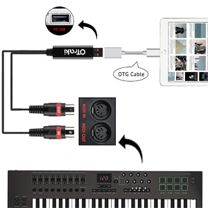 usb midi cable adapter