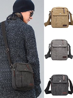 Canvas Messenger Shoulder Bag Laptop Bag Satchel Bag Bookbag School Bag Working Crossbody Bag