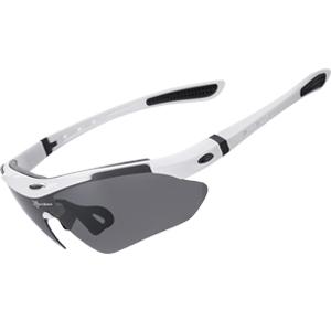 Polarized Sports Sunglasses with 5 Interchangeable Lenses for Men Cycling Glasses UV400 Lightweight