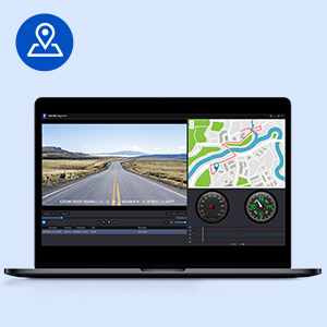 AZDOME Dashcam with GPS Track Function
