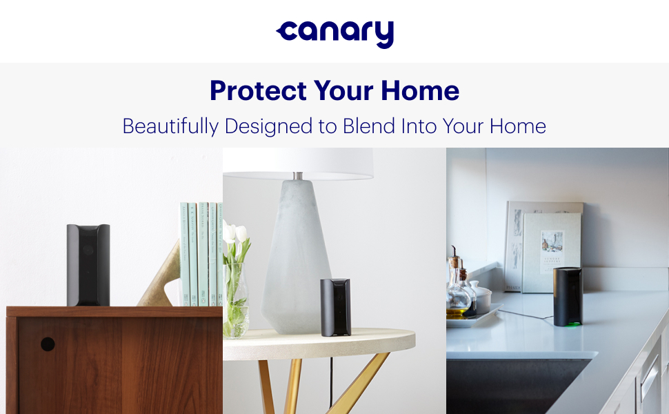 canary pro, indoor home security camera, beautiful design