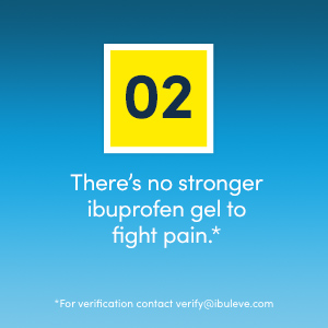 Theres no stronger ibuprofen gel to fight pain