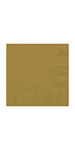 Solid Gold Oval Napkin 13cm