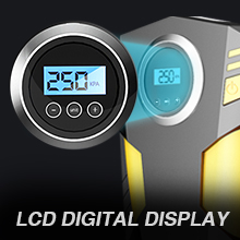 air pump with LCD digital display