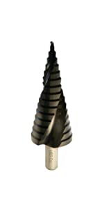 Step drill bits