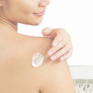 Exfoliate skin, massage lotion evenly, wash hands, apply sunscreen once dry if spending time in sun