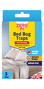 zero in, bed bug trap, bed bug, trap, kill, poison-free, bed bug treatment, control, home, beds