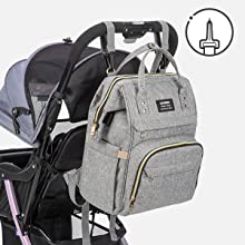 Baby Changing Bag BackpackNappy Changing Back Pack Diaper Bags for Mom &amp; Dad