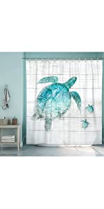 turtle shower curtain