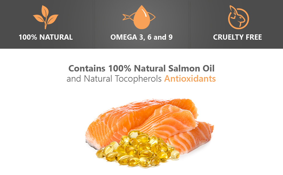 100% Natural Pure Omega 3 6 9 Salmon Oil Dog Pet Supplies Cod Liver Oil Capsules Tablets Raw Salmon