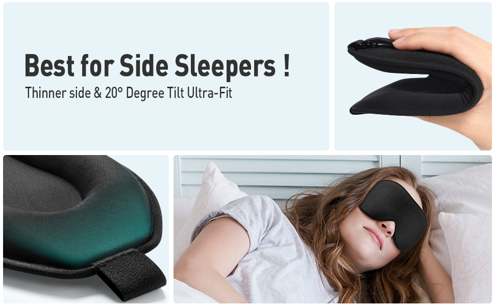 eye mask for side sleeper