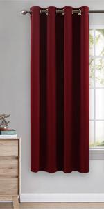 Red Blackout Curtains