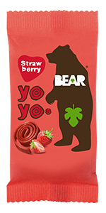 BEAR strawberry yoyo fruit roll
