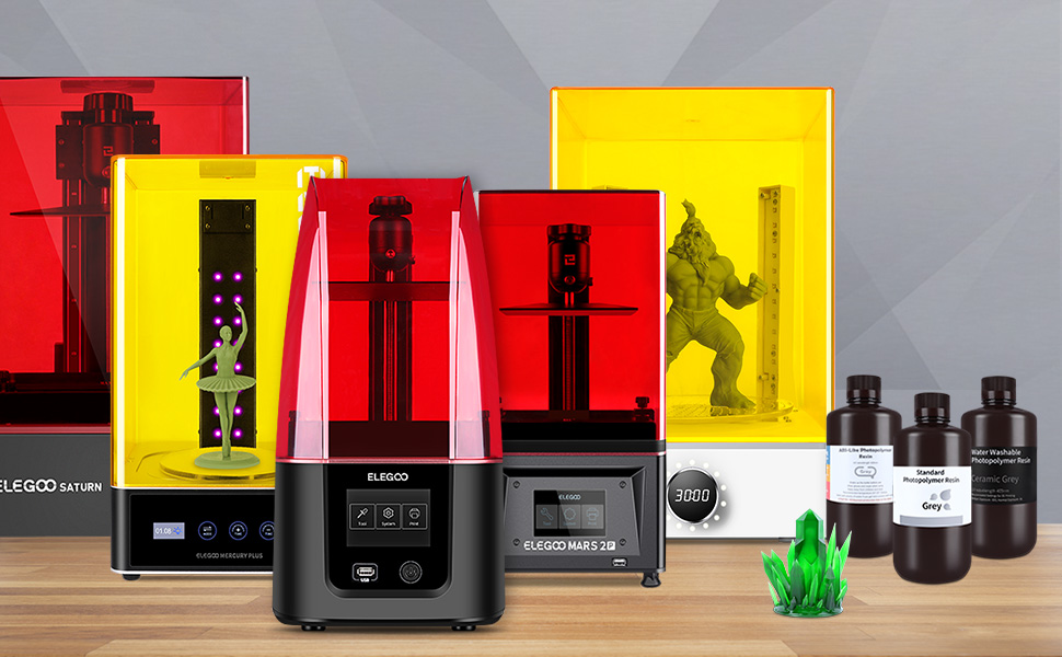 you can buy all you need from elegoo to start your 3d printing journey