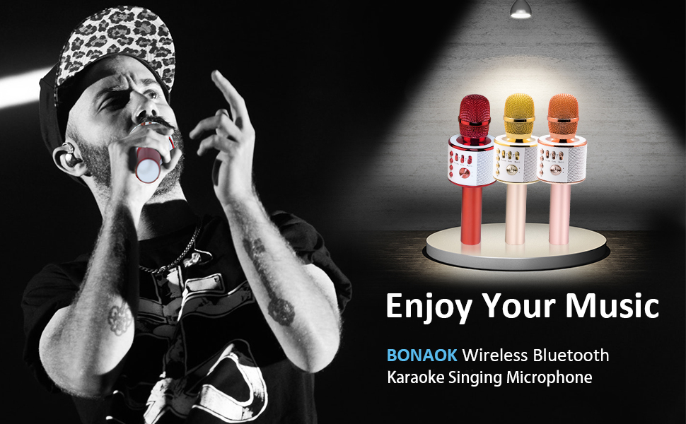 wireless microphones karaoke,wireless bluetooth microphones,wireless microphone gold,karaoke mic