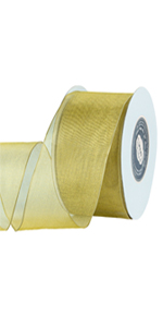 Sheer Organza Wired Ribbon