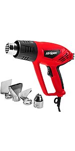 5 Piece 2000W Electric Hot Air Heat Gun