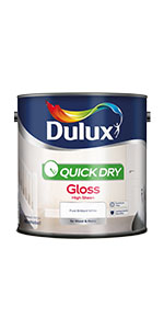 dulux quick dry gloss white bathroom bedroom office kitchen office basements trim silk egg shell