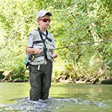 kid chest waders