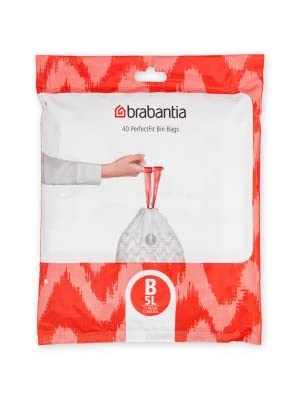 Brabantia Bin liners Code B, Size B, 5L, dispenser pack 