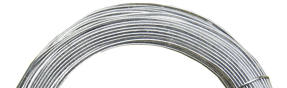 Speedwellstar 30 metre Roll Garden Wire Picture Hanging Coil Fencing Galvanised 30m Patio Roll