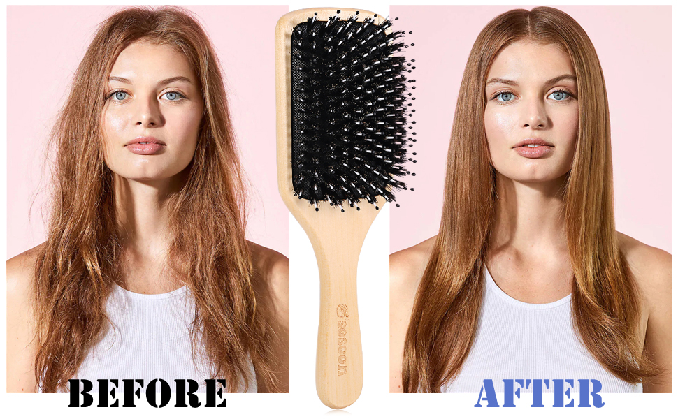 boar bristle hair brush