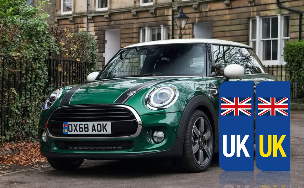 UK Car Plate Sticker