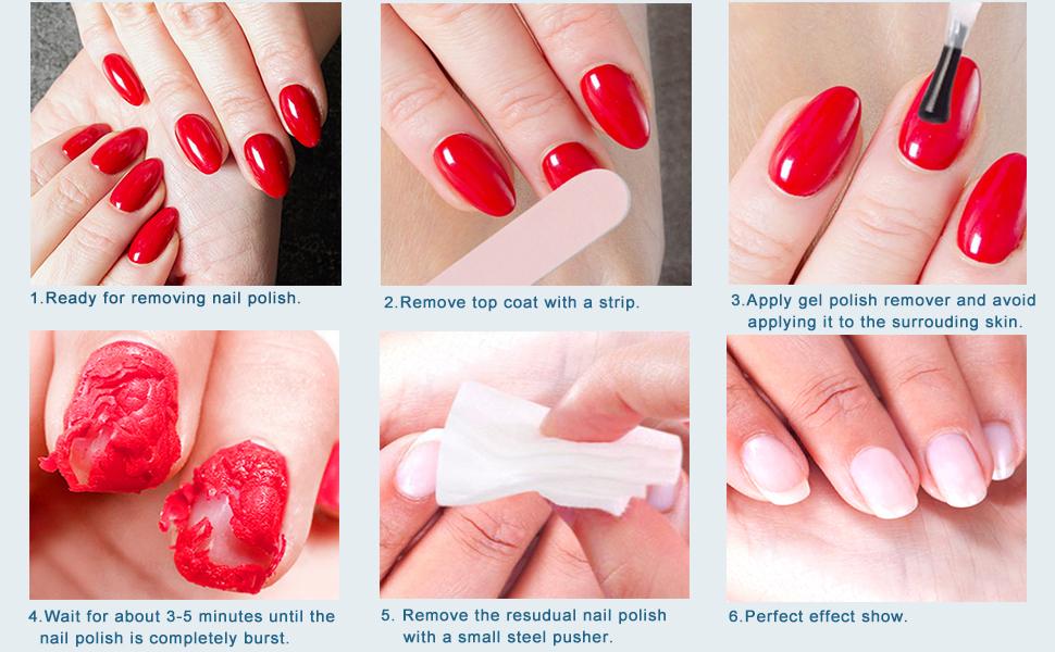 gel polish remover instruction