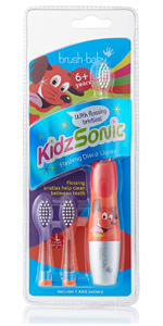 Brush-Baby KidzSonic Electric Toothbrush | Stage 3-Kids | 6+ Years