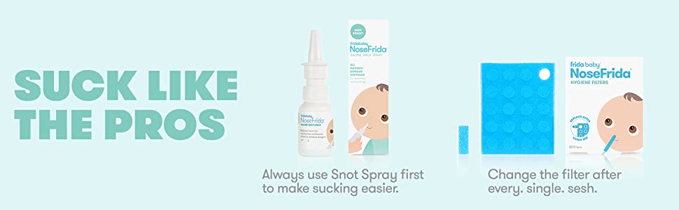 Saline Spray, Filters, Nasal Aspirator